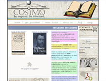 Tablet Screenshot of cosimobooks.com
